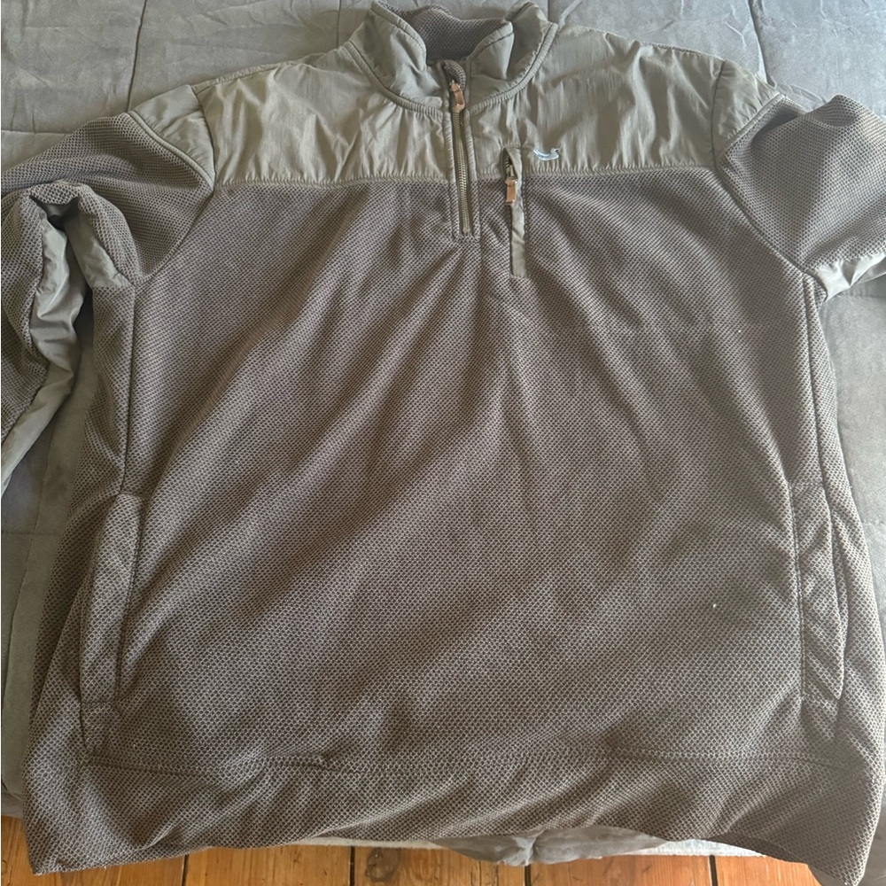Southern Marsh Charcoal Men's Half-Zip Pullover